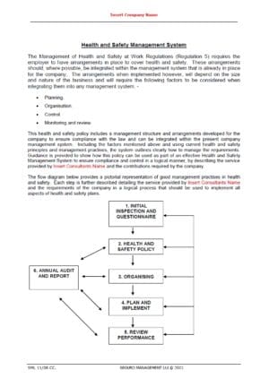HSG65 Health & Safety Management System 3