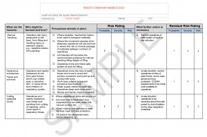 Risk Assessment & Method Statement for Retail Unit Fit Out 1