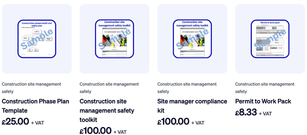 Construction management products