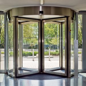 Installation of revolving doors