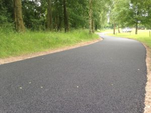 Laying a New Tarmac Path