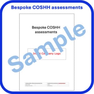 Bespoke COSHH assessments
