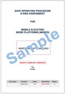 Mobile elevating work platforms safe risk assessment