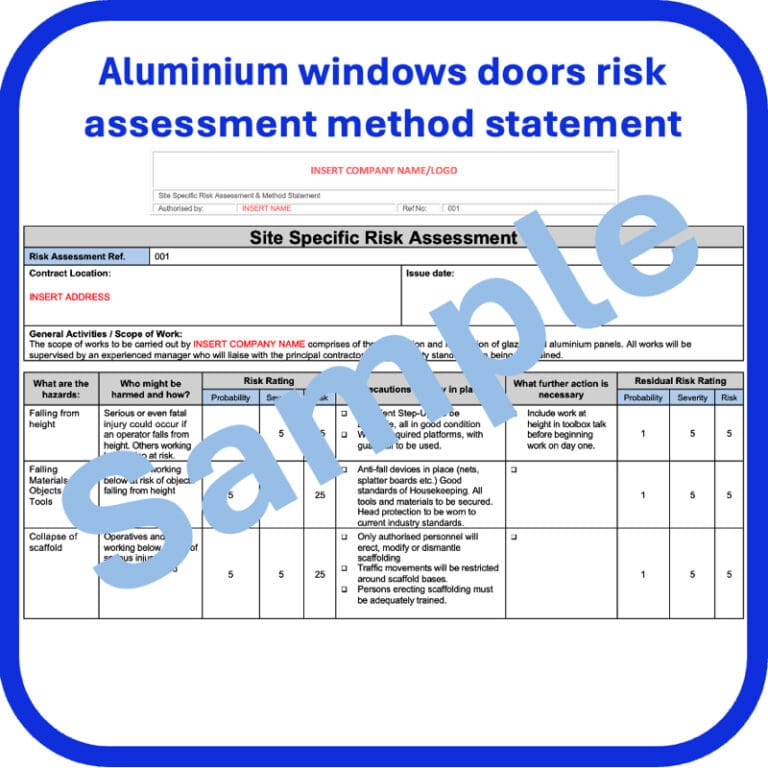 Installation Aluminium Windows and Doors - Seguro H&S
