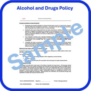 Alcohol and Drugs Policy