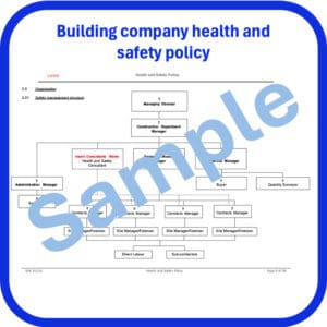 Building company health and safety policy