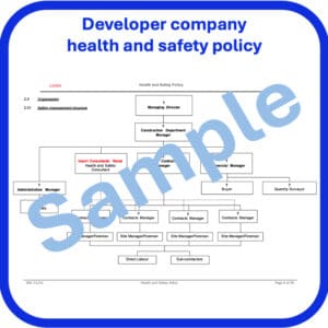 Developer company health and safety ploicy