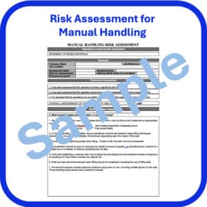 Risk Assessment for Manual Handling