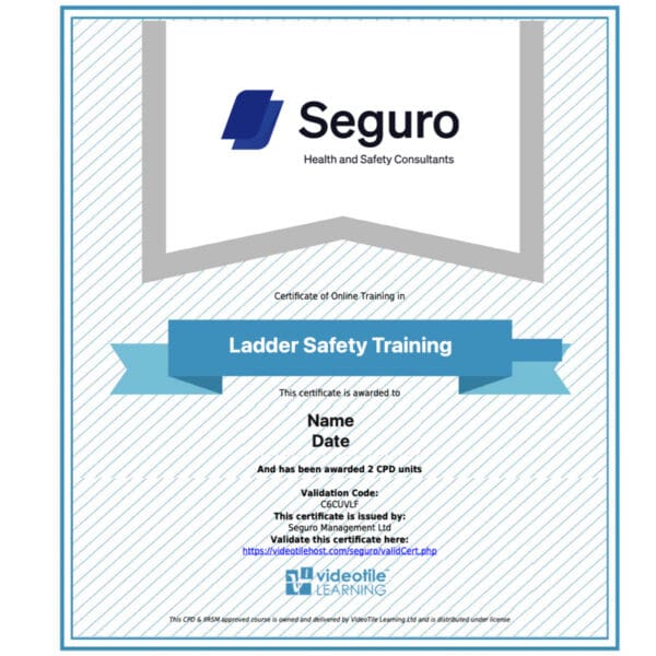 Ladder Safety eLearning Training