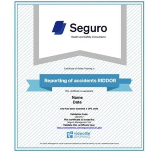 Riddor seguro