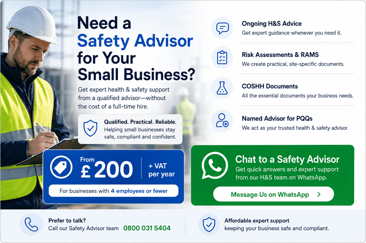 Safety Advisor for Small Business